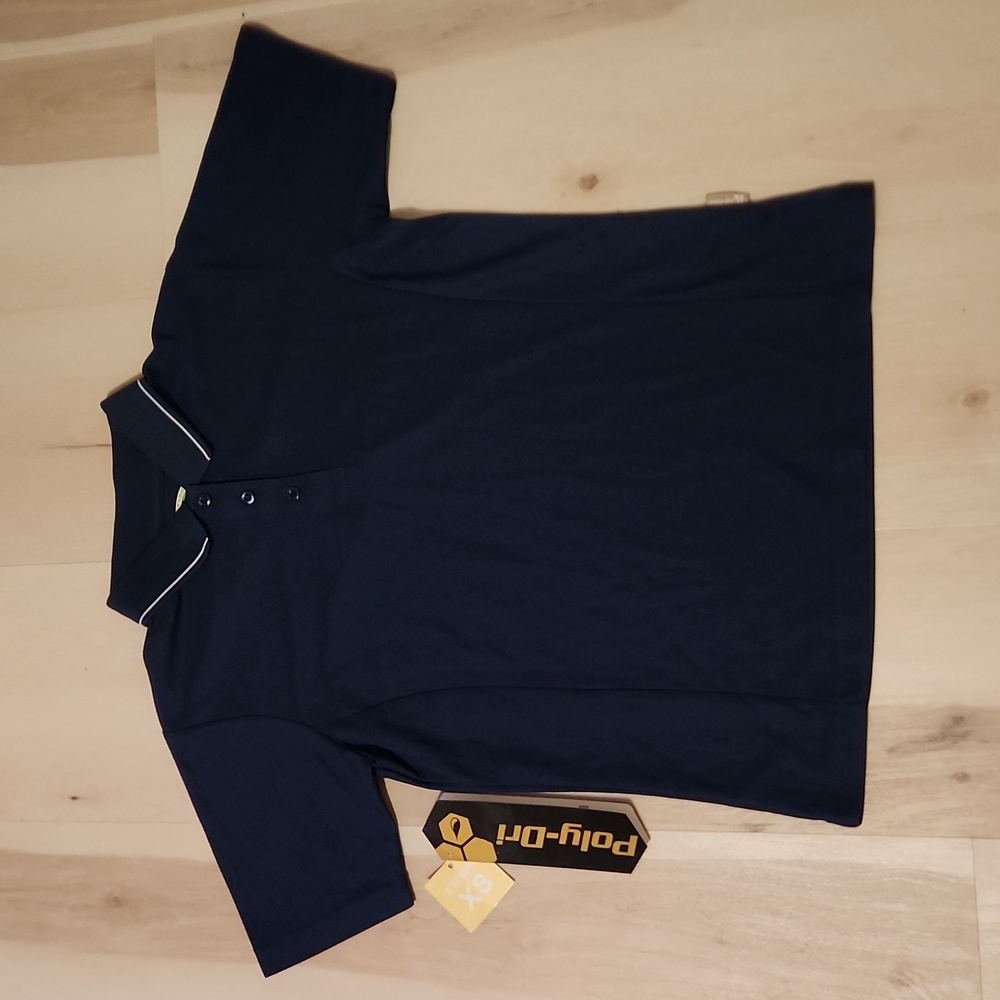 NEW Colorado Timberline Women's XS Poly-Dry Short Sleeve  Blue Polo Shirt